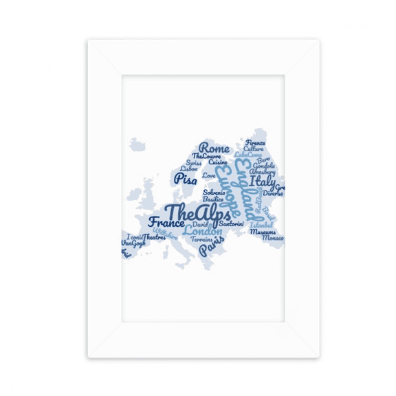 map eu landmark geography wordcloud desktop photo frame picture display decoration art painting