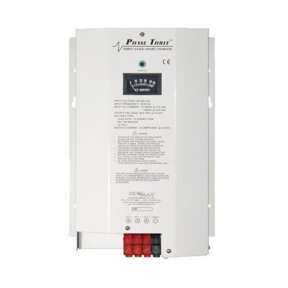 mar PT-40U 12V 40A 3 Bank 3 Phase Battery Charger