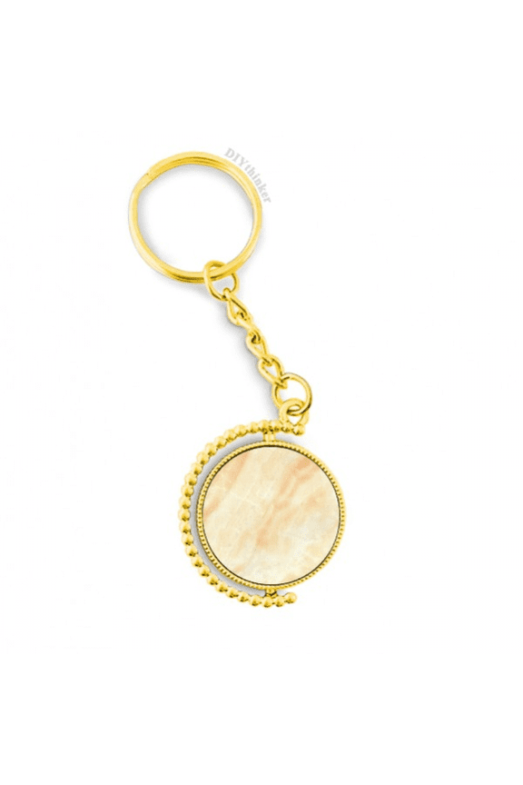marble ceractile twill chilled pattern metal connector key chain accessory en keyholder