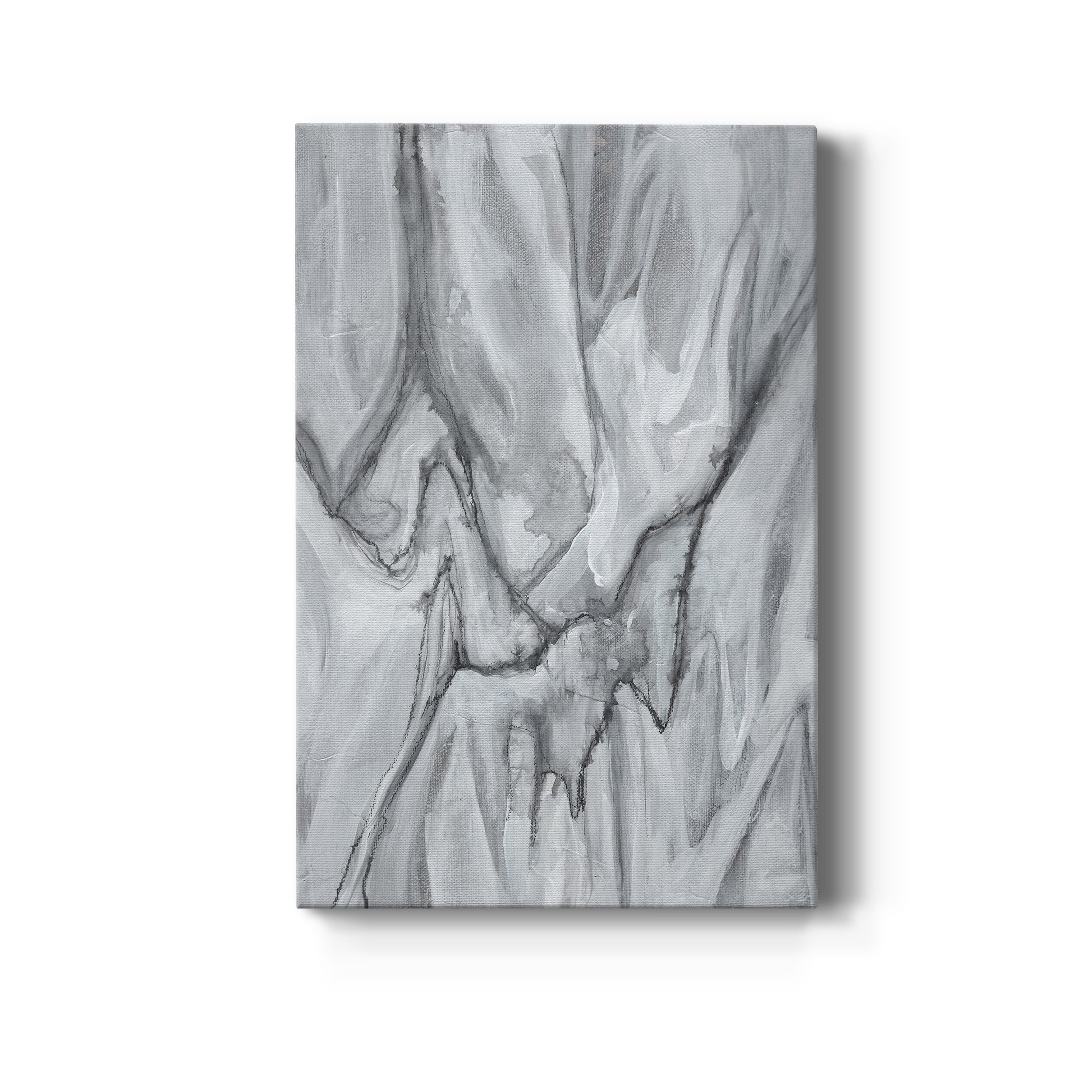 Marbled White I Premium Gallery Wrapped Canvas - Ready to Hang