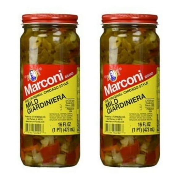 marconi mild giardiniera, 16 ounce (pack of 2)