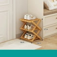 marioyuzhang Entrance Shoe Rack Foldable Vertical Shoe Storage Without