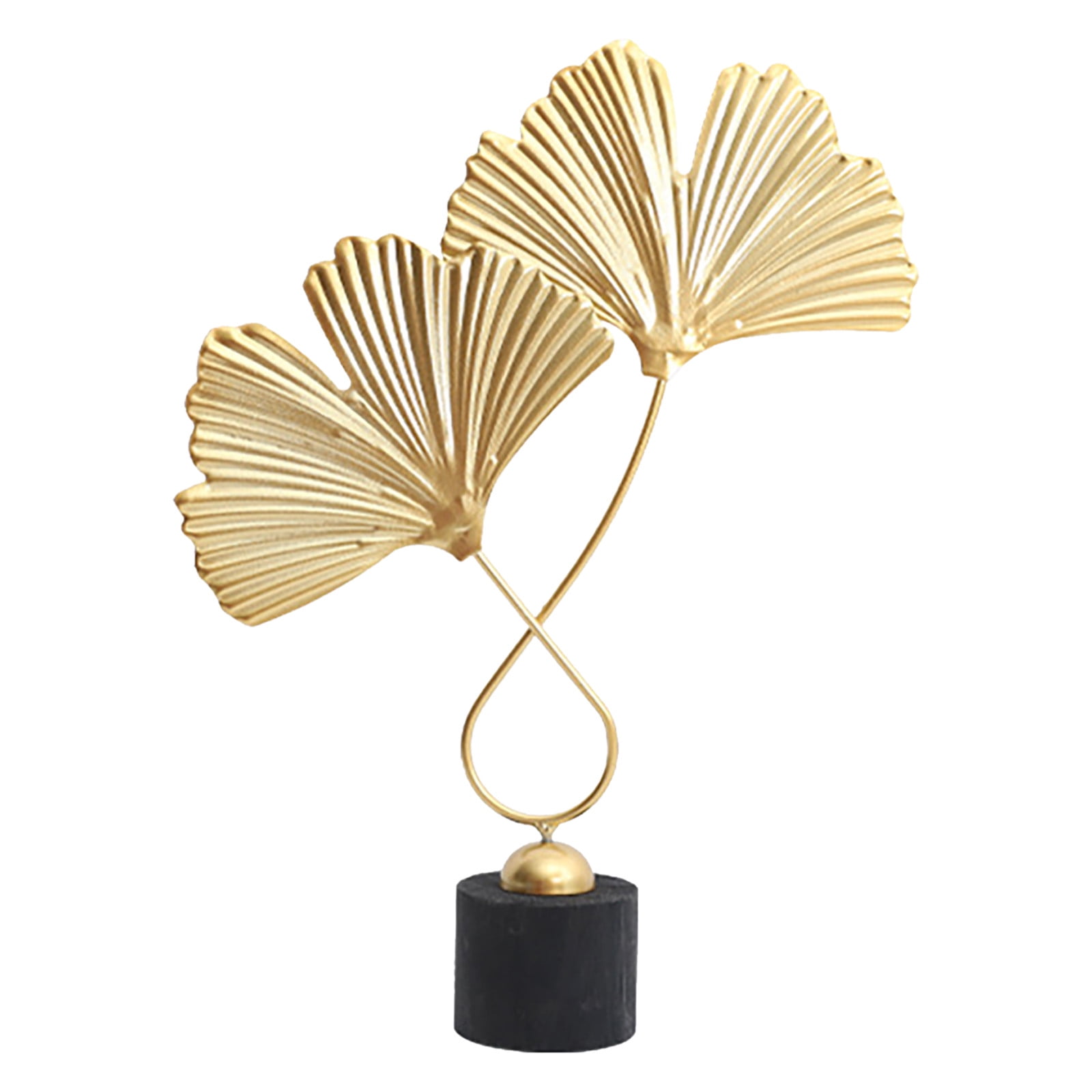 marioyuzhang Creative Golden Gingko Leaves Bedroom Ornaments Modern TV