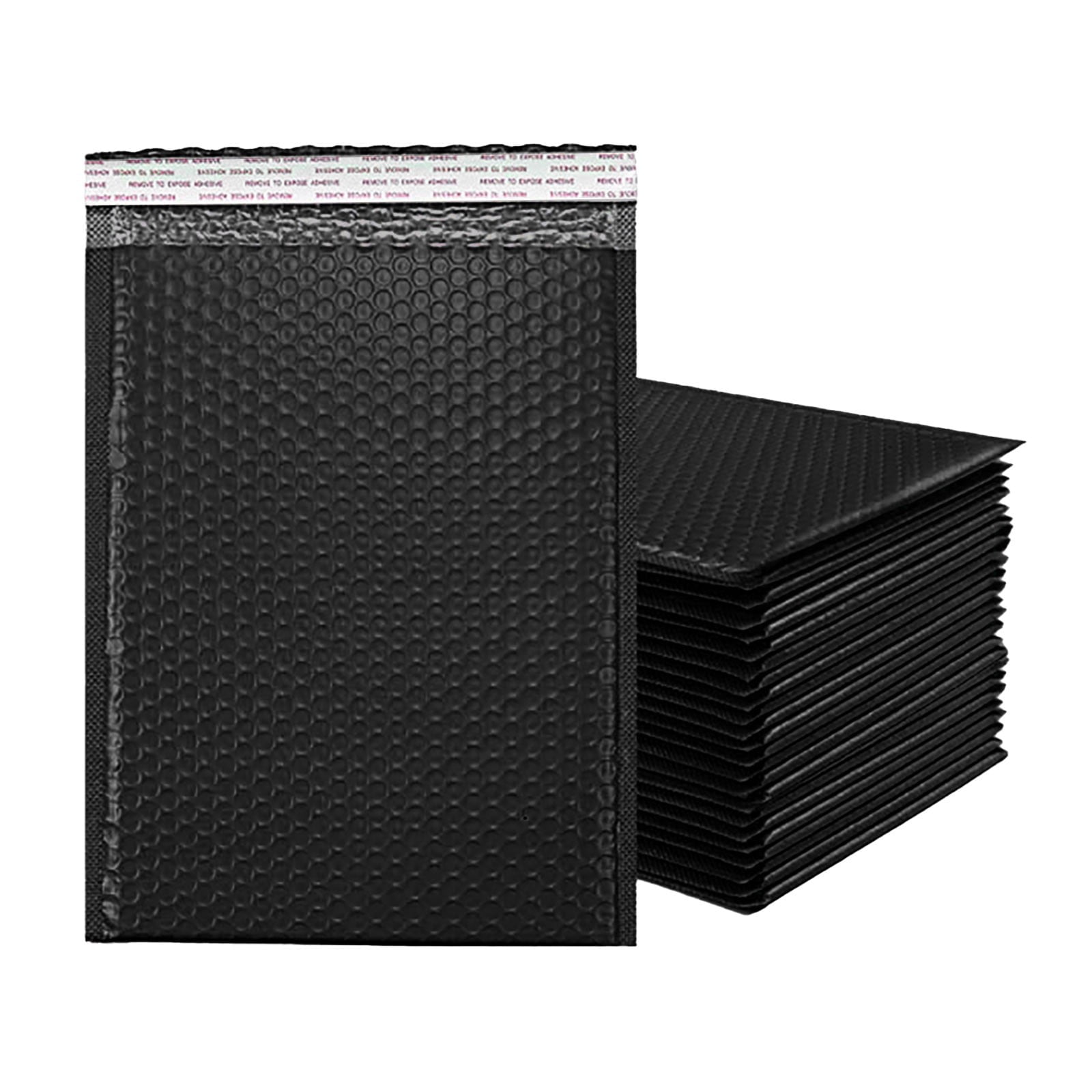 marioyuzhang Packaging Case,Black Poly Bubble Mailers Self Seal