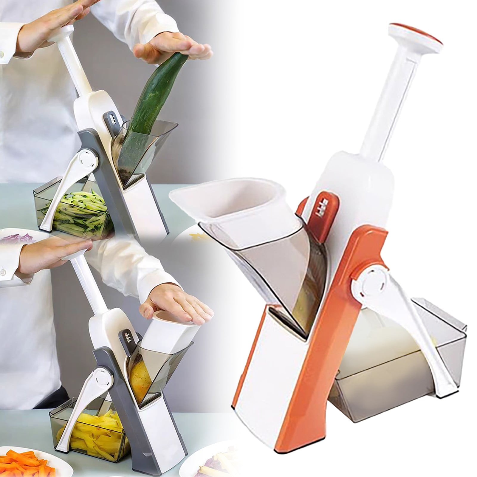 marioyuzhang Salad Cutter,Multi Function Vegetable Cutter Handguard ...