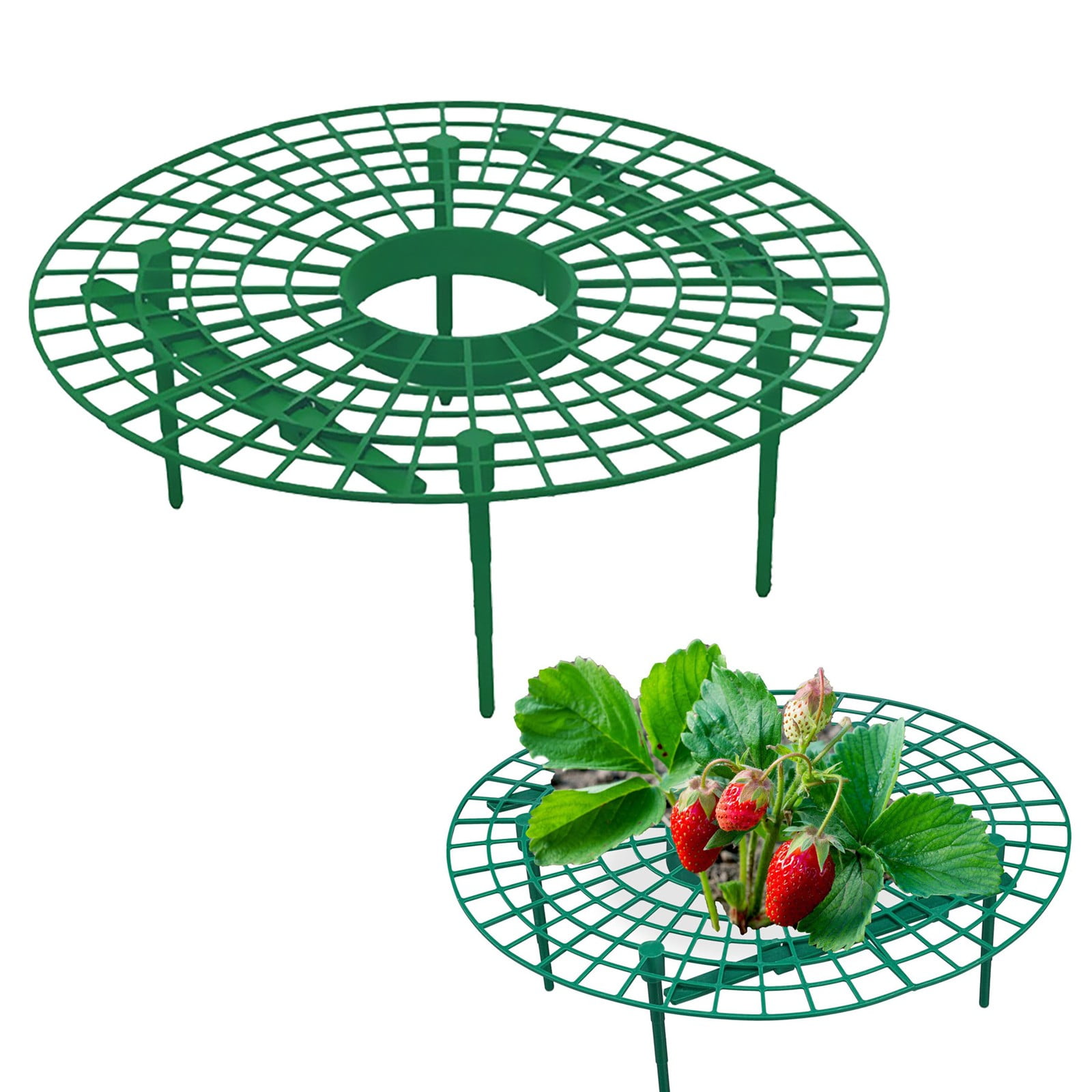 marioyuzhang Strawberry Strawberry Plastic Strawberry Grille Green Home