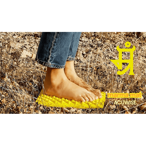 marma mat - Platinum Grade Silicone Acupressure Mat for Feet, Back, Neck Pain Relief. Sciatica, Insomnia, Anxiety, Plantar Fasciitis Relief. Reflexology Mat.