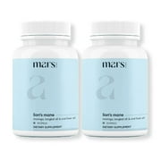 mars by GHC Pure Lion's Mane Caps: Powered with Moringa, Tongkat Ali & Cod Liver Oil (60 N) Pack of 2