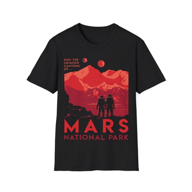mars national park tshirt funny space shirt mars shirt