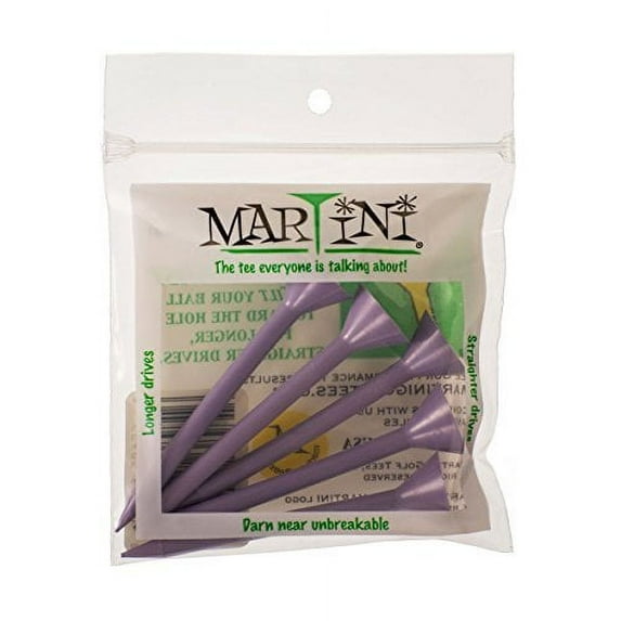 martini 3 1/4" golf tees - virtually unbreakable