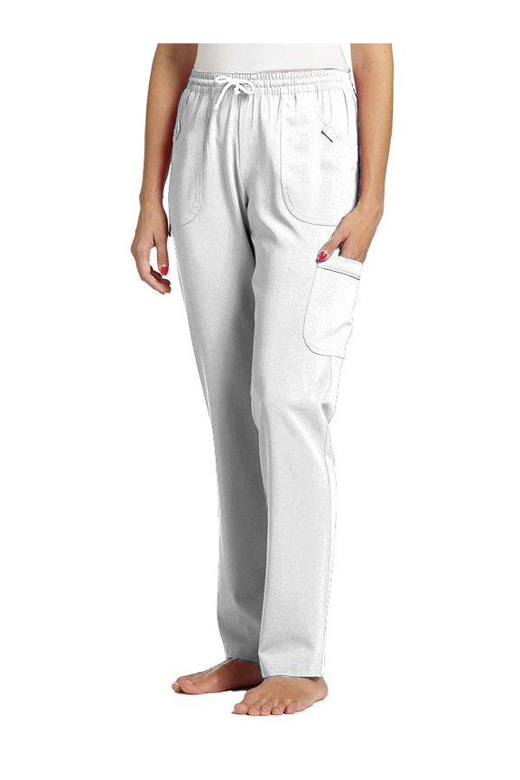 marvella by white cross women's elastic waist scrub pant