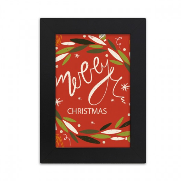 mas Colorful Garland Illustration Desktop Photo Frame Picture Display Art Painting Exhibit