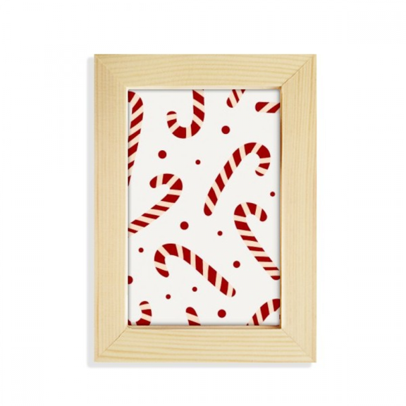 mas Crutch White Repeat Festival Desktop Display Photo Frame Picture Art Painting 5x7 inch