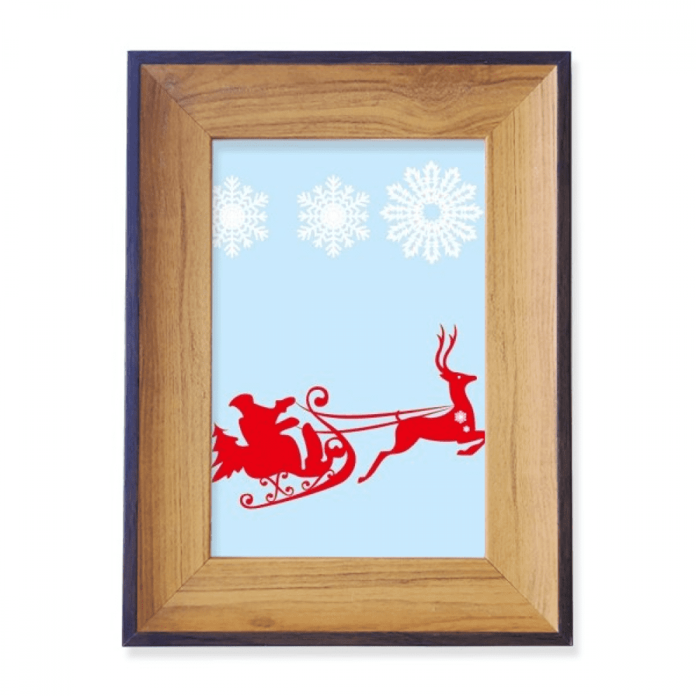 mas Elk Sled Snowflake Pattern Photo Frame Exhibition Display Art ...