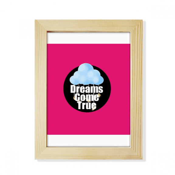 mas Eve Dreams Achievement Desktop Adorn Photo Frame Display Art Painting Wooden