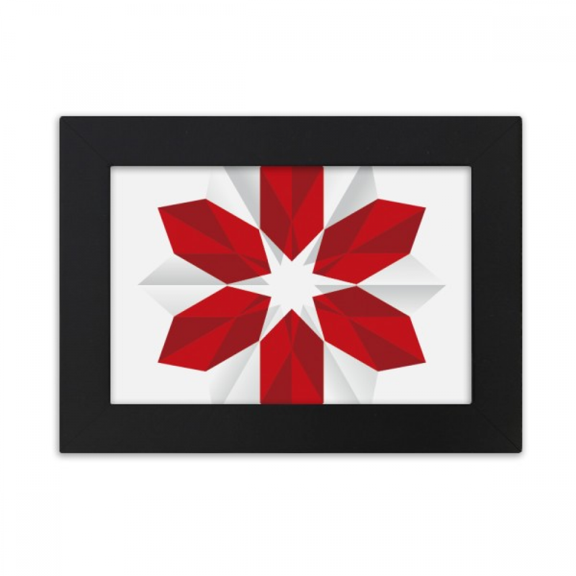 mas Flower Origa Pattern Desktop Photo Frame Ornaments Picture Art Painting