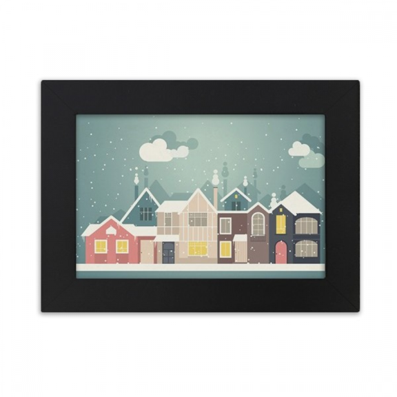 mas House Festival Illustration Desktop Photo Frame Ornaments Picture Art Painting