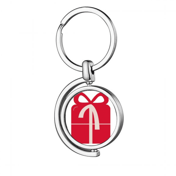 mas Red Festival Rotating Keychain Metal Keyring Holder