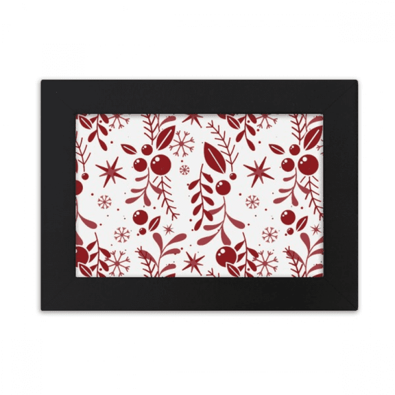 mas Red White Decoration Pattern Desktop Photo Frame Ornaments Picture Art Painting