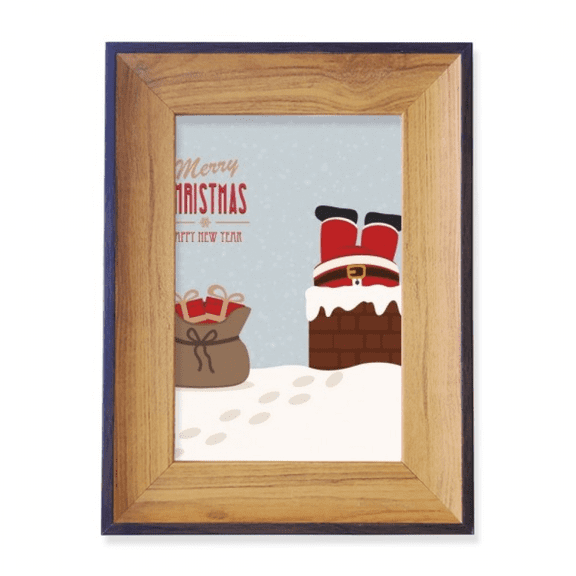 mas Santa Claus New Year Photo Frame Exhibition Display Art Desktop Painting