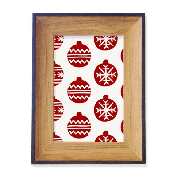 mas Snowflake Line Red Festival Photo Frame Exhibition Display Art Desktop Painting