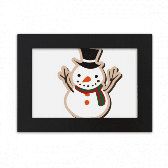 mas Snowman Cartoon Festival Desktop Photo Frame Ornaments Picture Art Painting