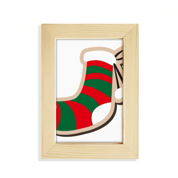 mas Sock Cartoon Festival Desktop Display Photo Frame Picture Art Painting 5x7 inch