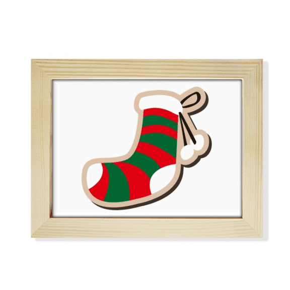 mas Sock Cartoon Festival Desktop Photo Frame Picture Art Decoration Painting 6x8 inch