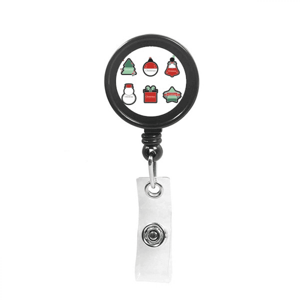 mas Symbol mas Cartoon Icon Retractable Keychain Badge Holder ID Badge