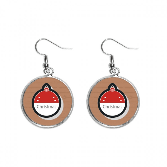 mas badge mas cartoon icon ear dangle silver drop ear jewelry woman