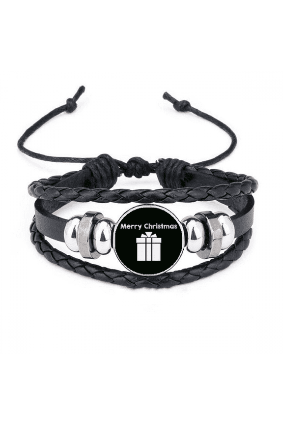 mas box surprise bracelet braided leather woven wristband