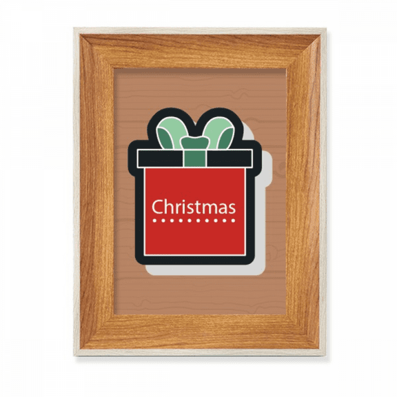 mas mas Cartoon Icon Desktop Wooden Photo Frame Display Picture Art Painting Multiple Sets