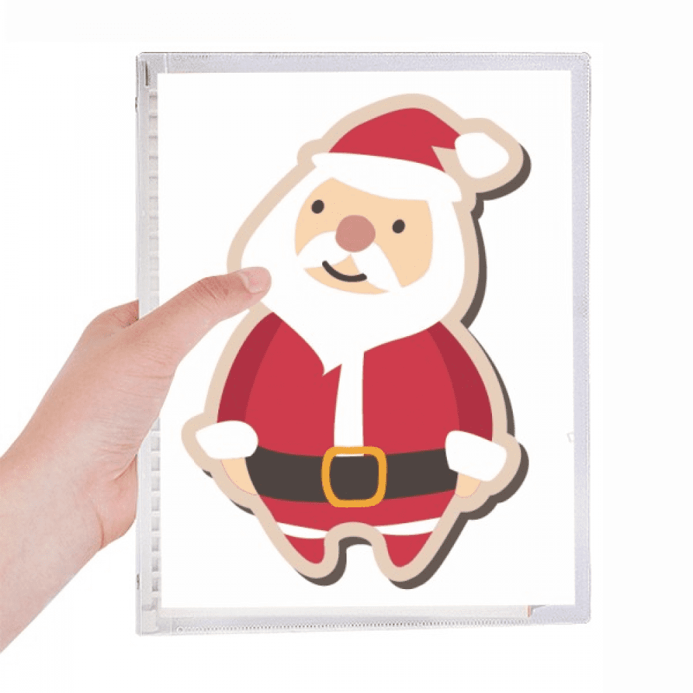 mas santa claus cartoon festival notebook loose diary refillable journal statiry