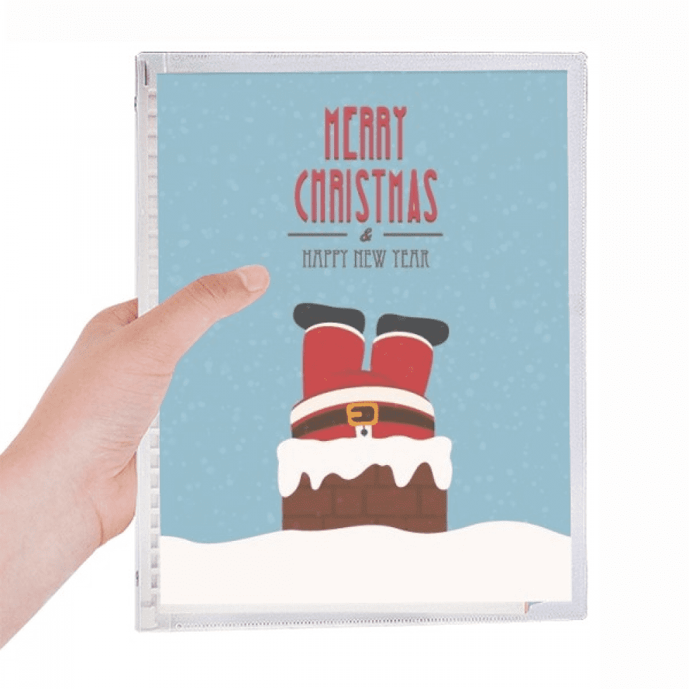 mas santa claus new year festival notebook loose diary refillable journal statiry
