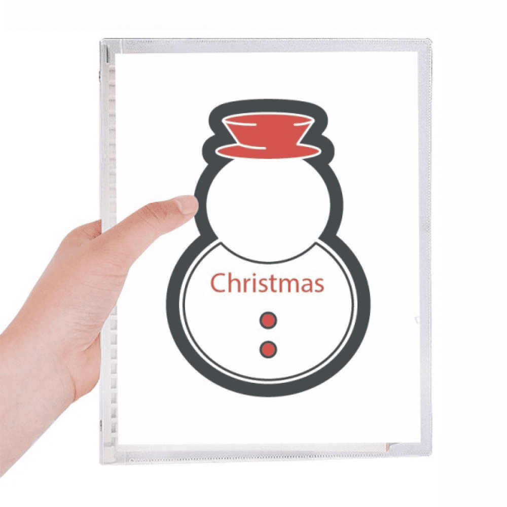 mas snowman mas icon notebook loose diary refillable journal statiry