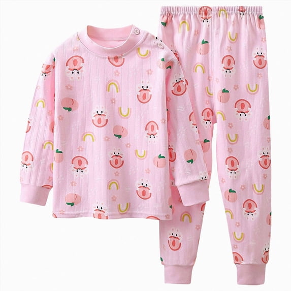 masbird Boys Girls Pajamas Cotton Planet Pjs Toddler 2 Piece Sleepwear Kids Clothes Set 6-12 Months 12-24 Months 2t 3t 4t 5t 6t 7t 8t 9t(Pink,7-8 Y)