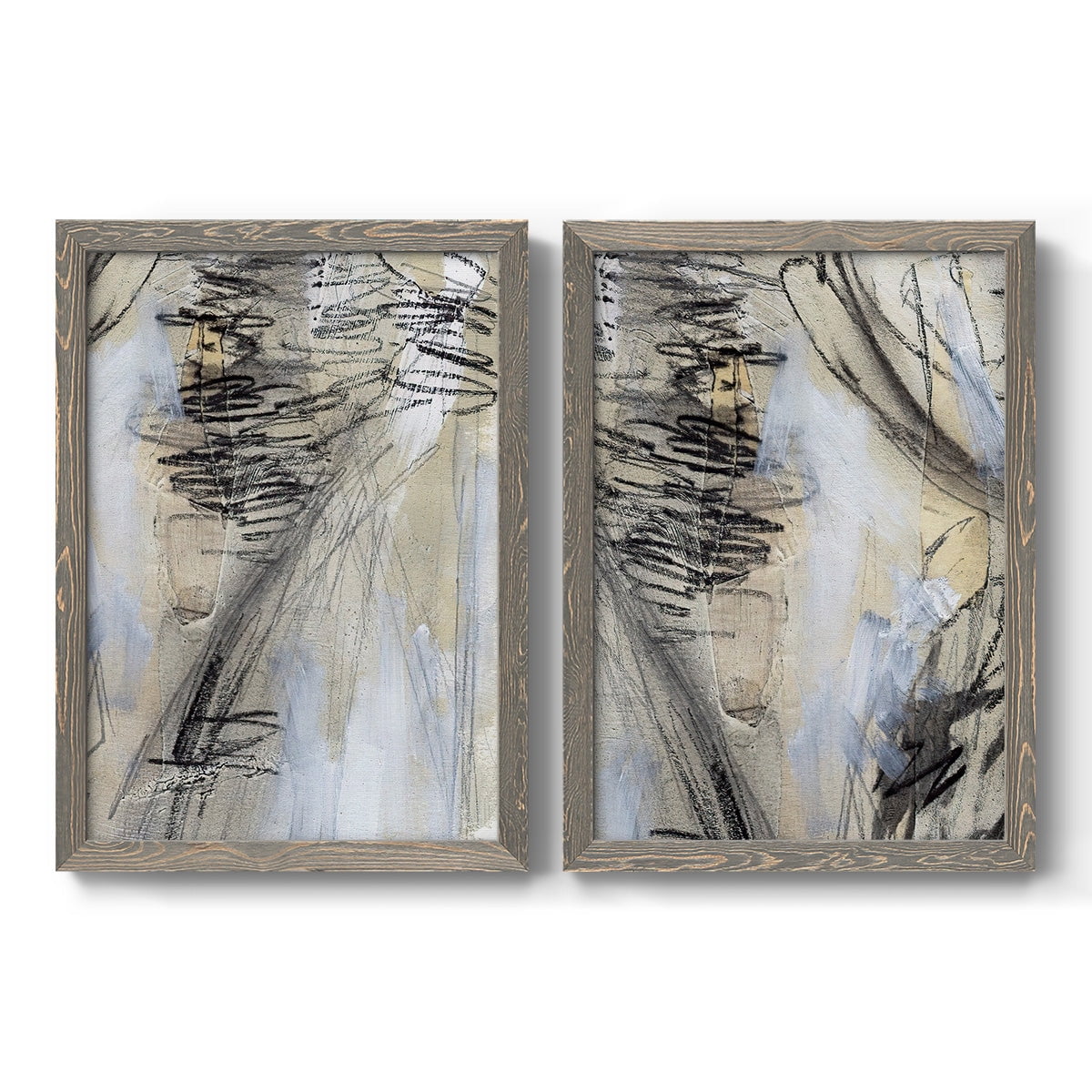 Masked Notes V - Premium Framed Canvas 2 Piece Set - Ready to Hang