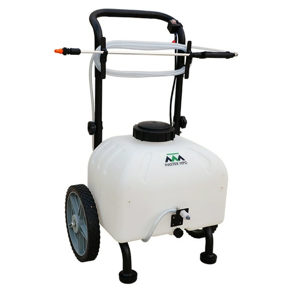 Master Manufacturing Master Gardener Rechargeable Cart Sprayer - 12 Volt, 9-Gallon Capacity, Model Number PCD-E3-009B-MM