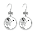 thumbnail image 1 of masterpiece the romance chinese figure wusong bow earrings drop stud pierced hook, 1 of 3