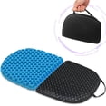 thumbnail image 1 of masteymoh Small Foldable Seat Cushion 0.9-Inch Thick, 14 x 9.6 Inches Portable Cooling Gel for Pressure Relief, Light Travel seat Cushion, Easier Storage, 1 of 4
