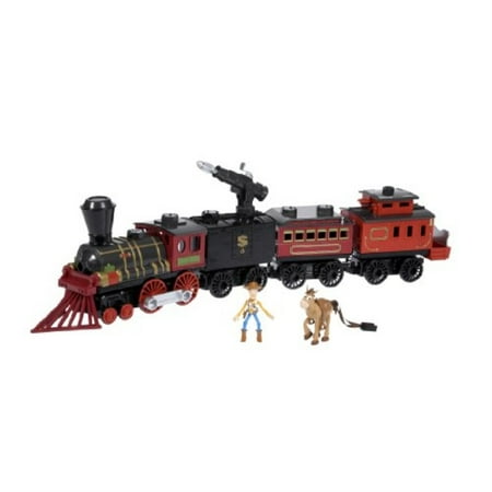 matchbox toy story 3 mega rig western train building system