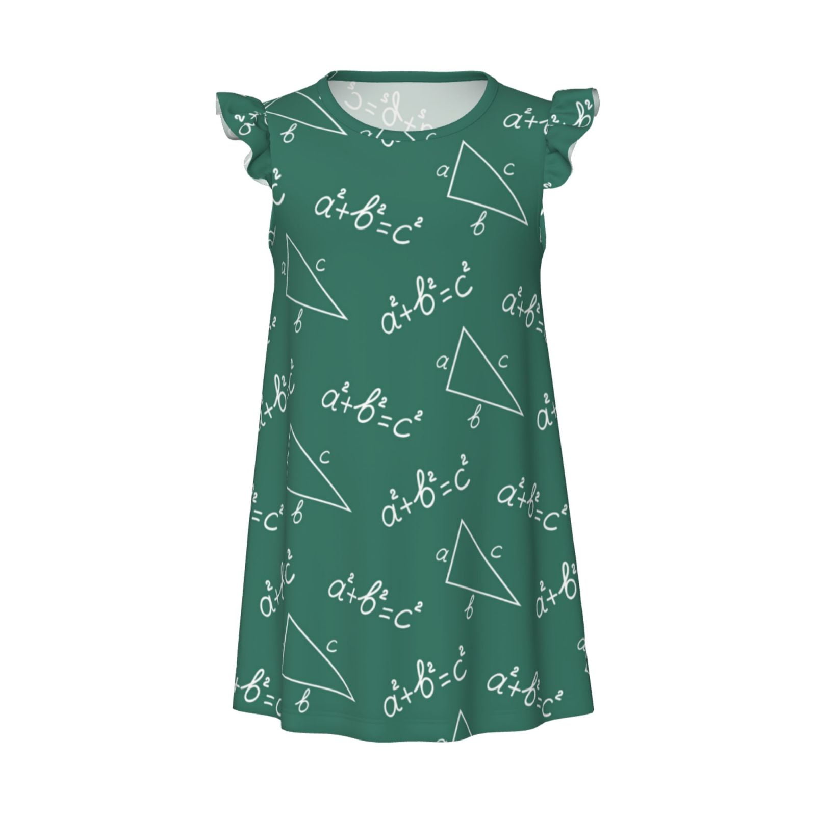 math formula equation Girls Nightgowns, Flutter Sleeve Pajamas ...