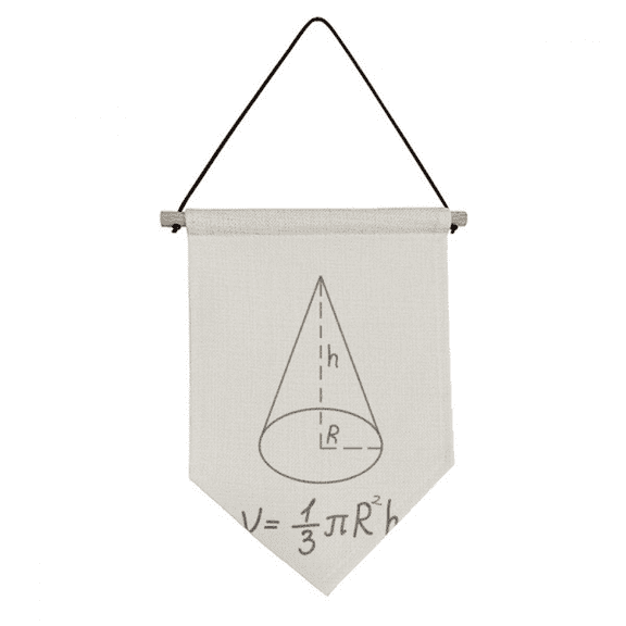 math kowledge circular c volume Canvas Flag Hanging Wall Art Decor Banner
