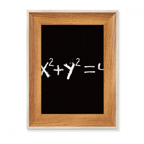 math kowledge equation of desktop wooden photo frame display picture art painting multiple sets