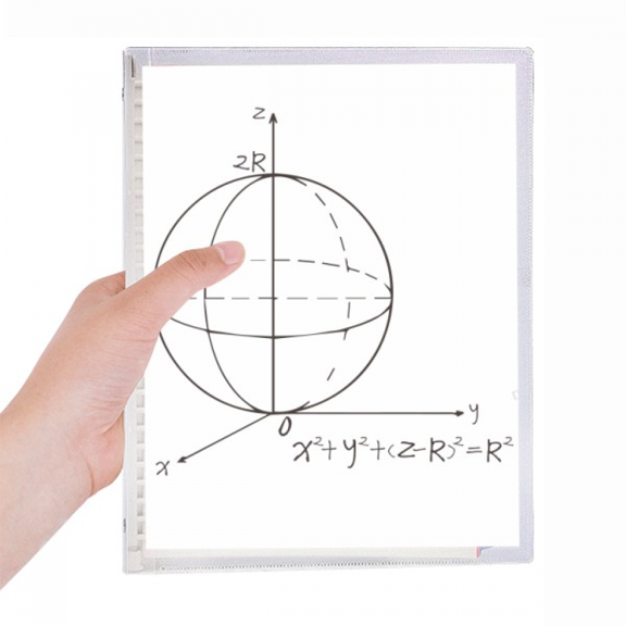 math kowledge sphere equation notebook loose diary refillable journal statiry