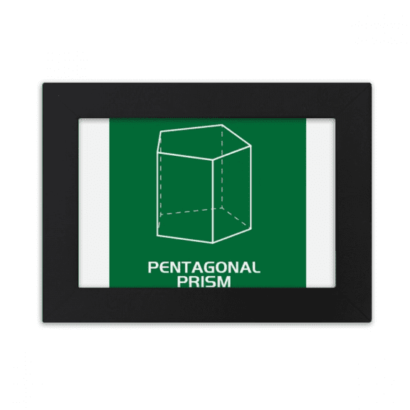 mathematical geometric sppentagonal prism desktop photo frame ornaments picture art painting
