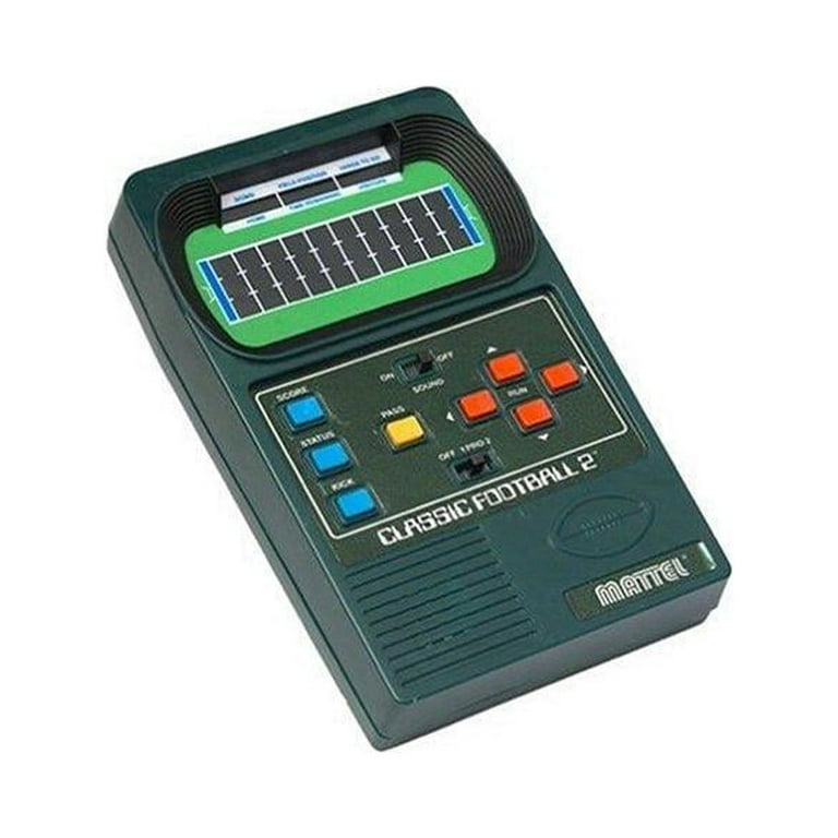 mattel classic football 2 game