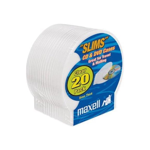 CD/DVD JEWEL CASES 20 PK
