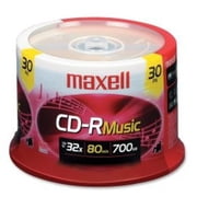 Maxell 625335 High-Sensitivity Recording Layer Recordable CD (Audio Only) 700mb/80 min