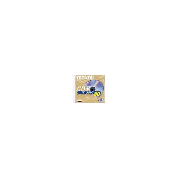 Maxell 40x Music CD-R Media - 700MB - 10 Pack